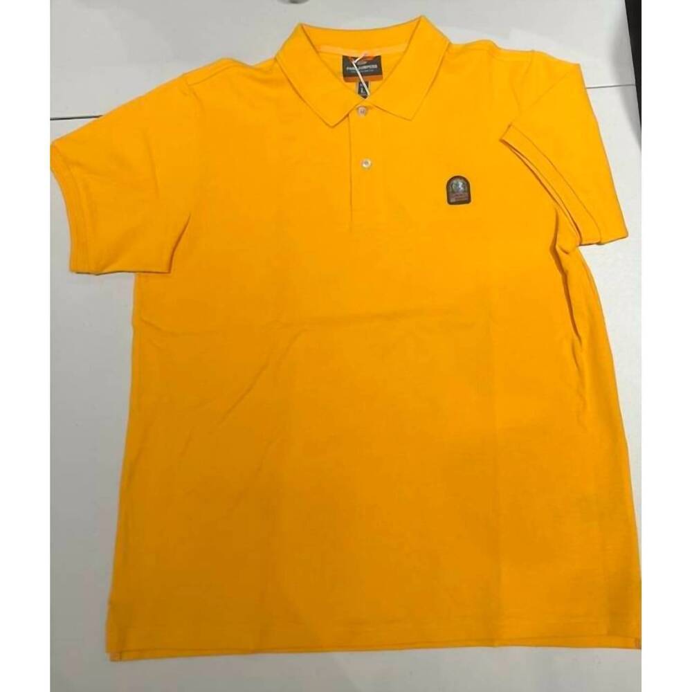NEW PARAJUMPERS men's hobart polo in yellow